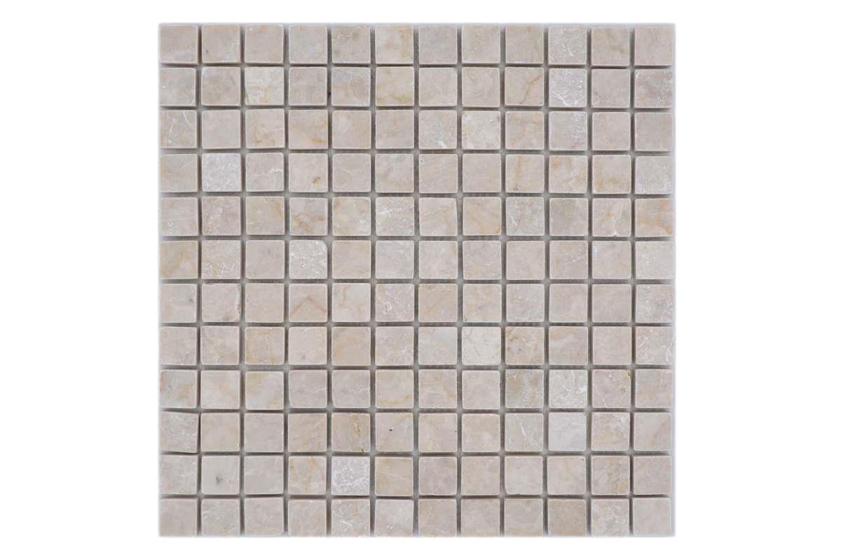 Mosaik Quadrat Botticino Antique Marble 23x23x10mm