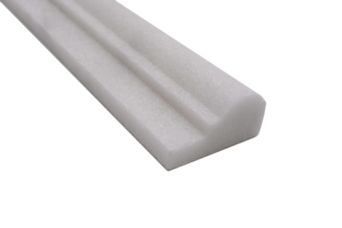 Profil Ogee1 Ibiza White Antique Marble 305x48x25 mm