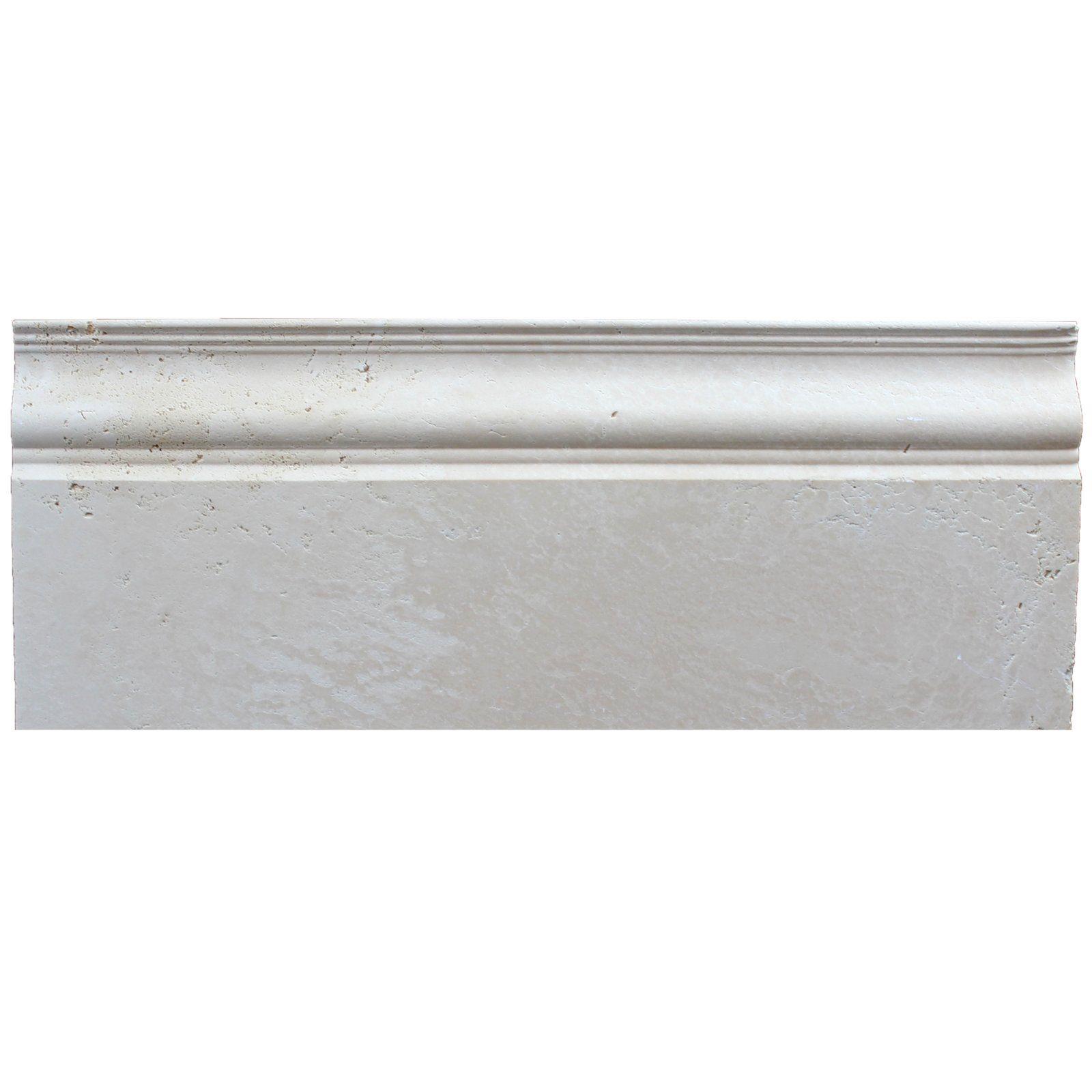 Hamburger Sockelleiste Travertin Classic 305x120x15 mm
