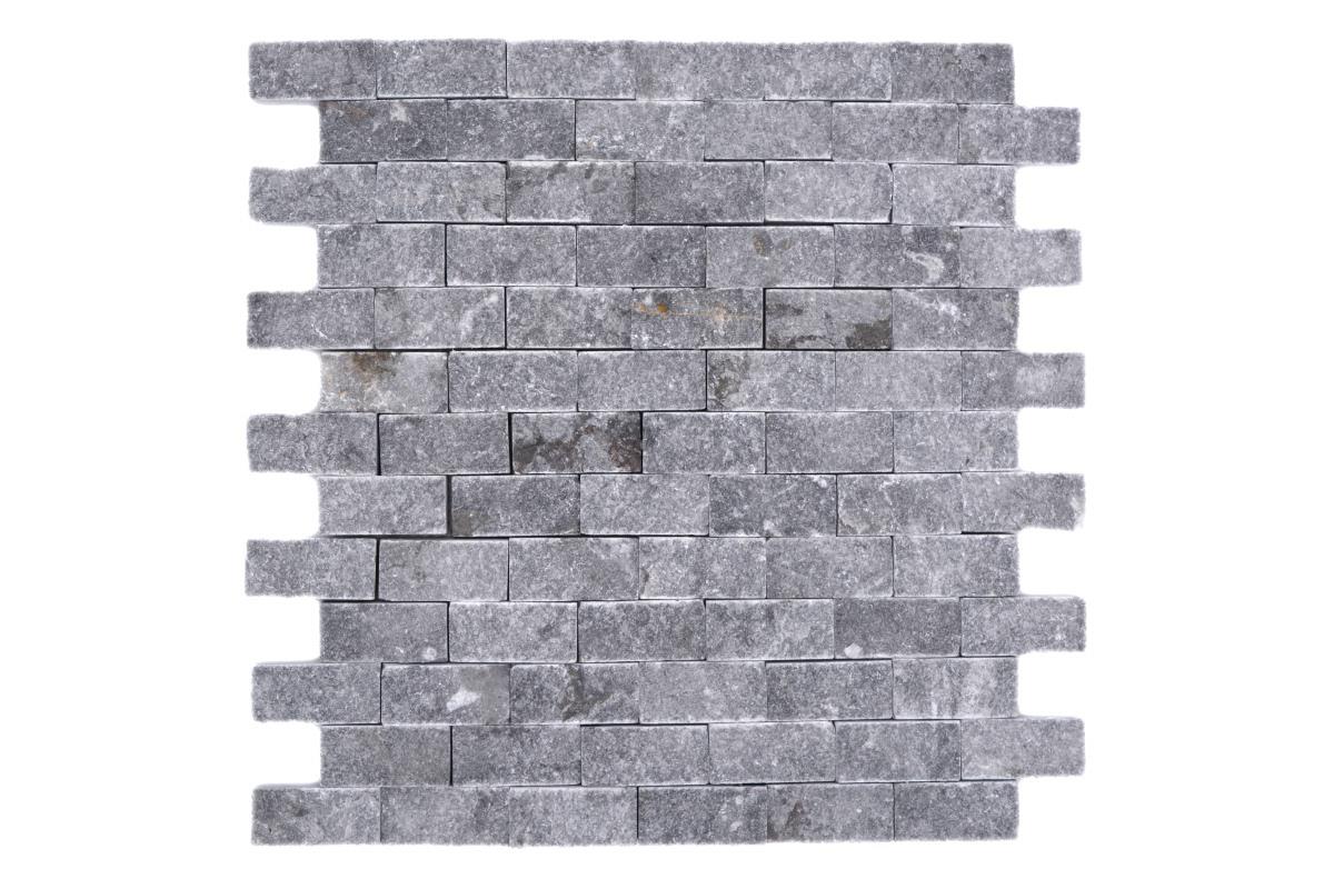Brick Splitface Nero Marble 3D 23x48x12 mm