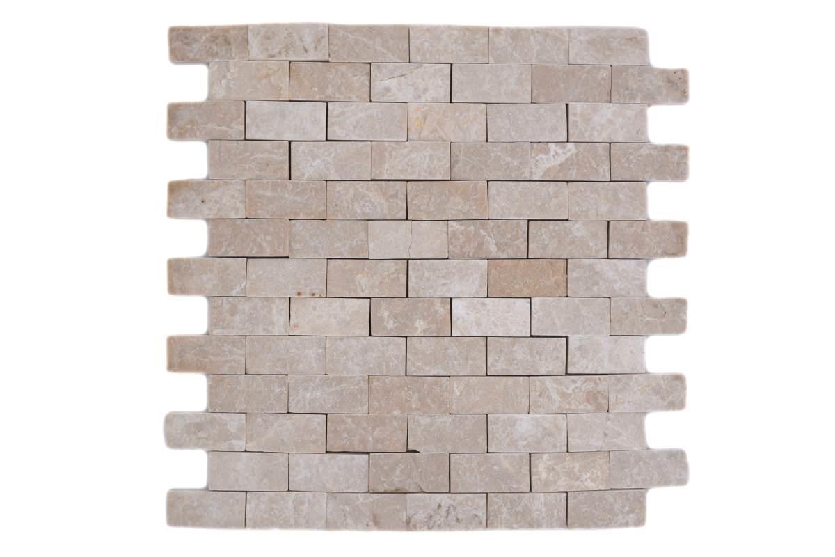 Brick Splitface Botticino Marble 3D 23x48x12 mm