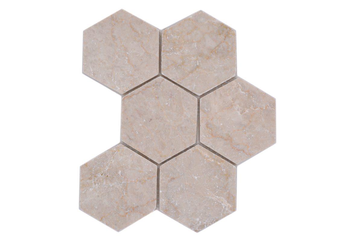 Bottocino Marble Tumbled Big Hexegon 98x110x10mm