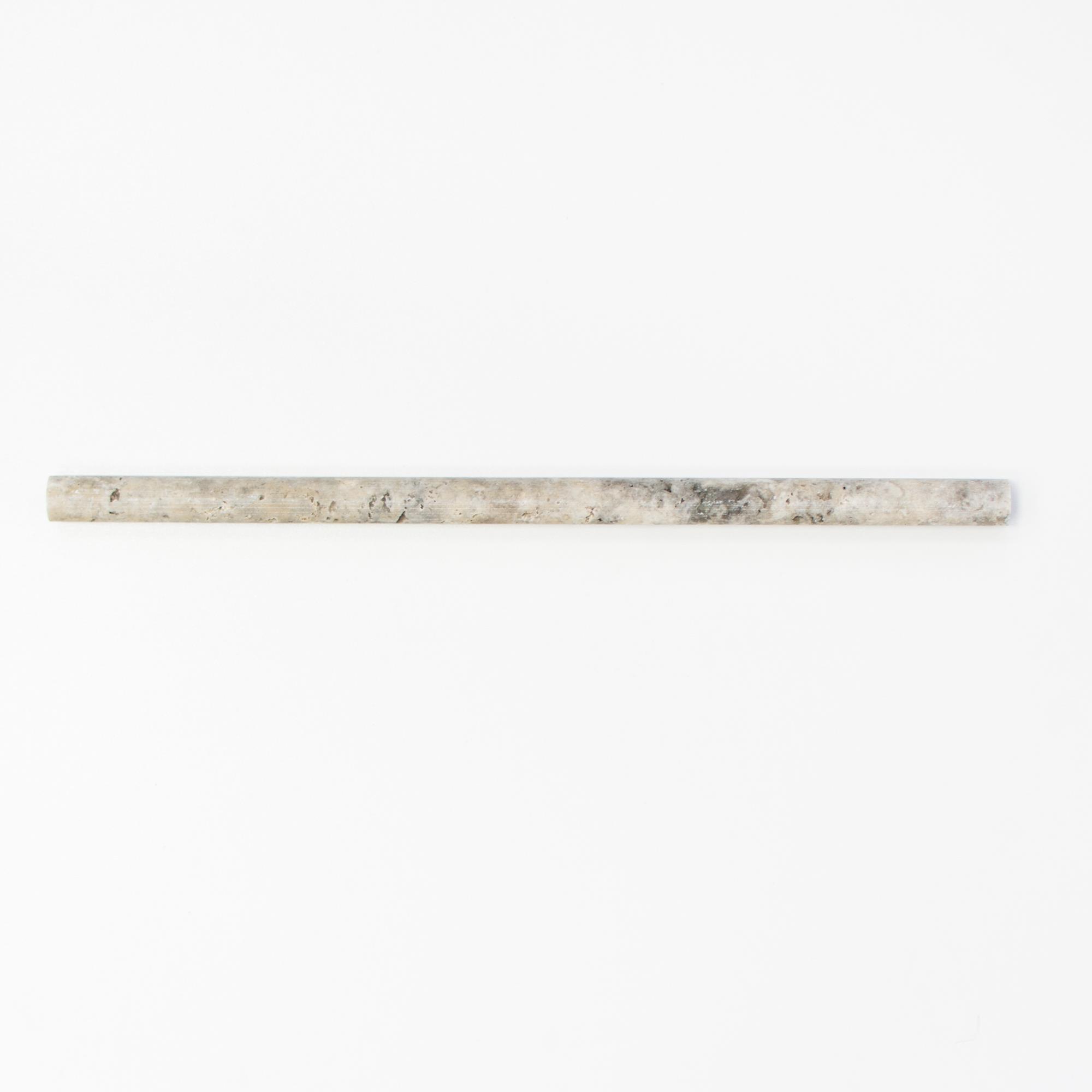 Profil Pencil Silver Antique Travertin 305x15x15 mm