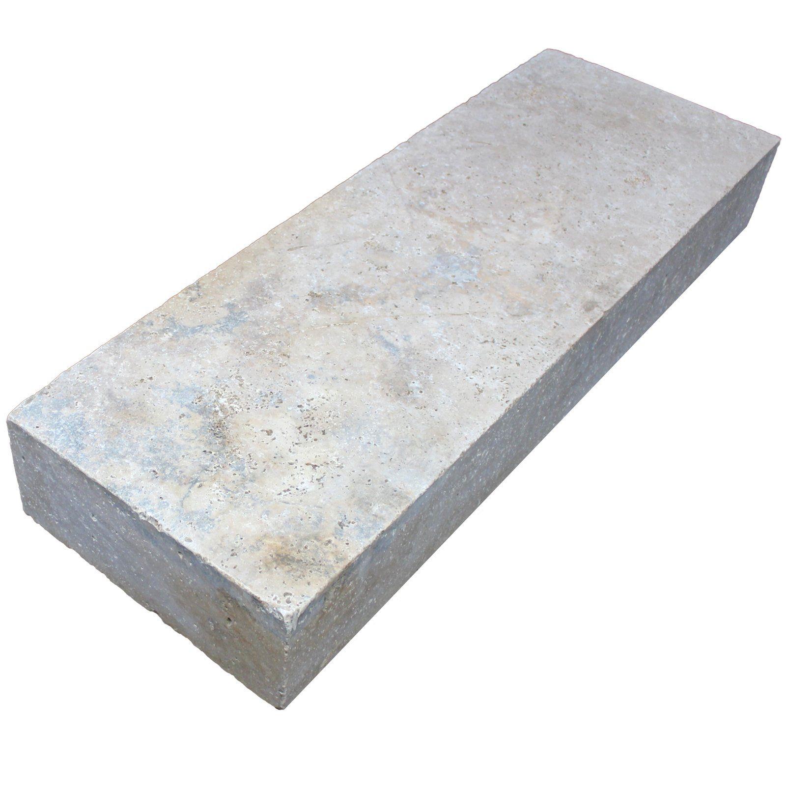 Travertin Toskana Blockstufen 15x35x150