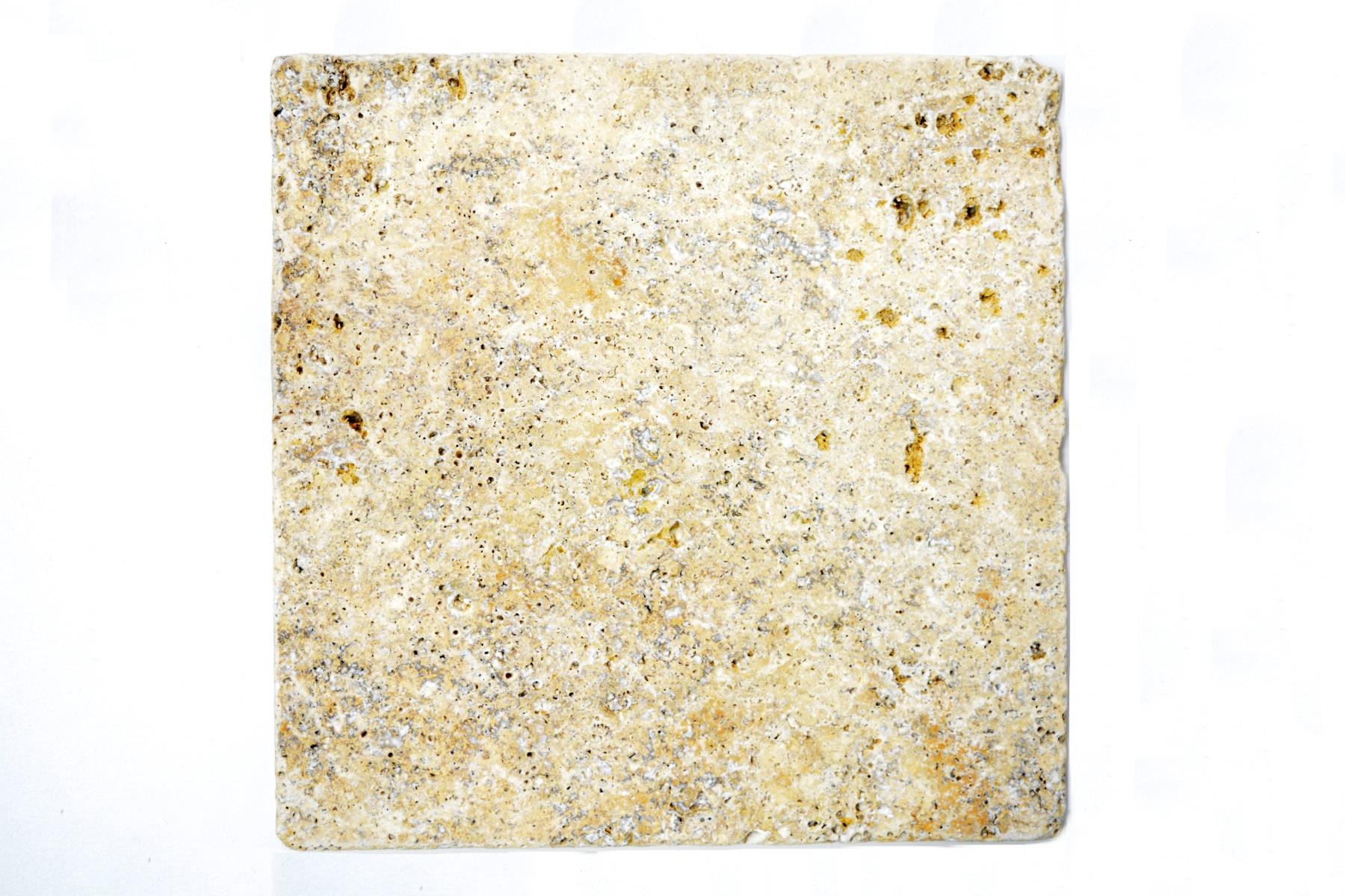 Fliese Gold Antik Travertin 305x305x10 mm